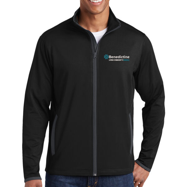 Sport-Tek® Sport-Wick® Stretch Contrast Full-Zip Jacket - Embroidered Logo ** Add Name for $5! ** Thumbnail