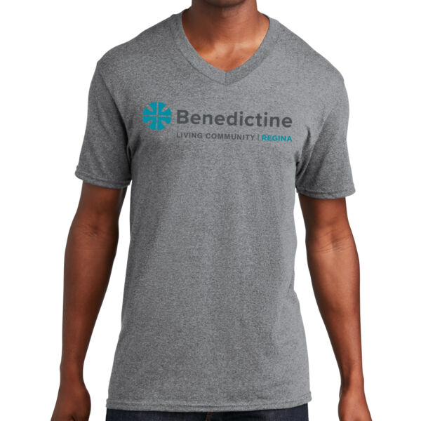 Port & Company® Core Cotton V-Neck Tee - Printed Logos Thumbnail