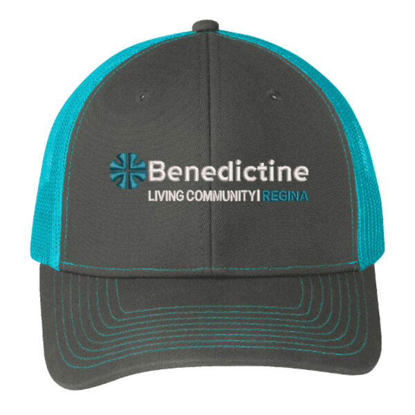 Port Authority® Snapback Trucker Cap - Embroidered Logo Thumbnail