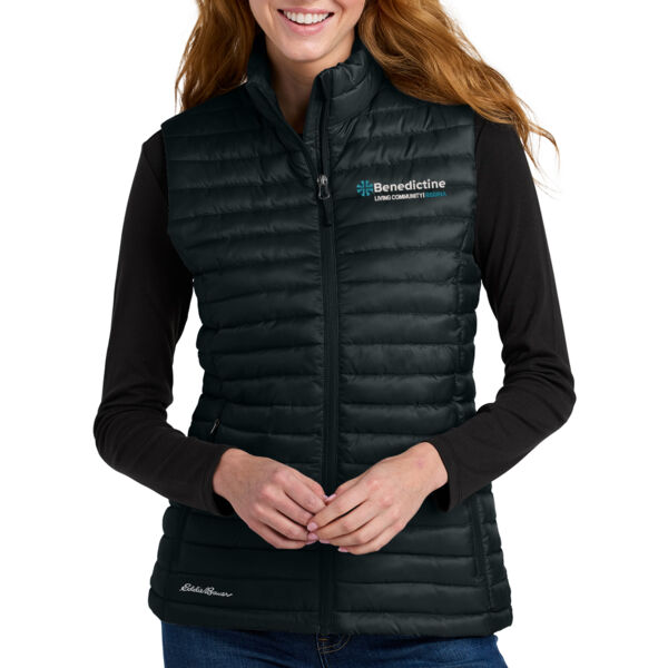 Eddie Bauer® Women’s Packable Quilted Vest - Embroidered Logo Thumbnail