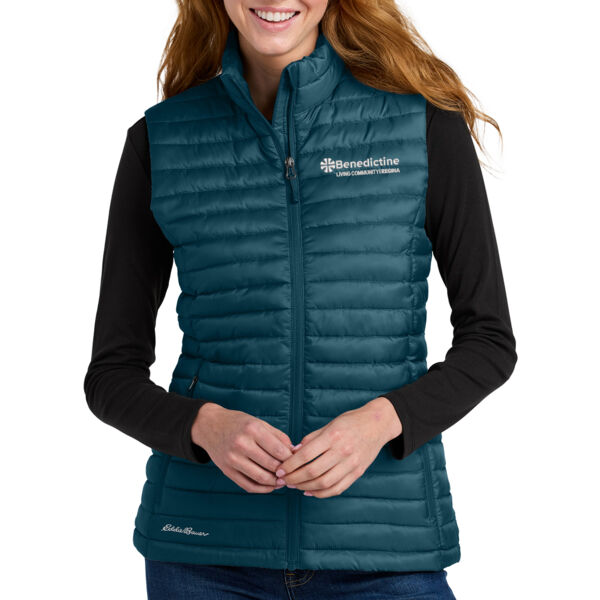Eddie Bauer® Women’s Packable Quilted Vest - Embroidered Logo Thumbnail