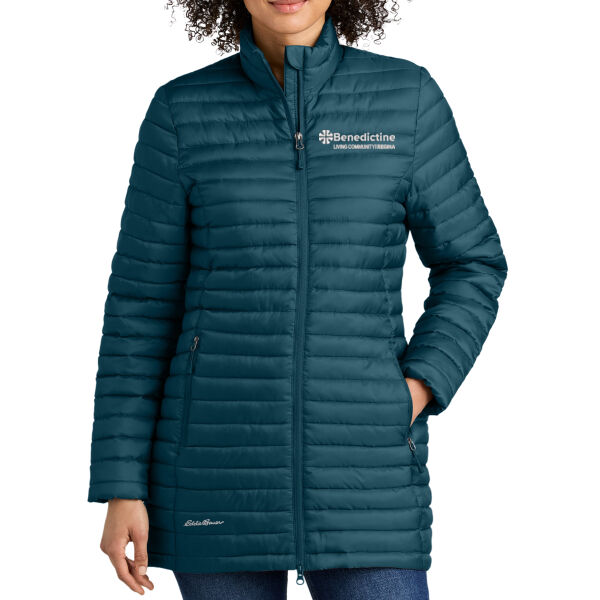 Eddie Bauer® Women’s Packable Quilted Full-Zip - Embroidered Logo Thumbnail