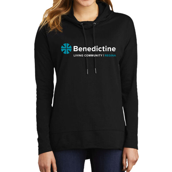 District ® Women’s Featherweight French Terry ™ Hoodie - Printed Logo Thumbnail