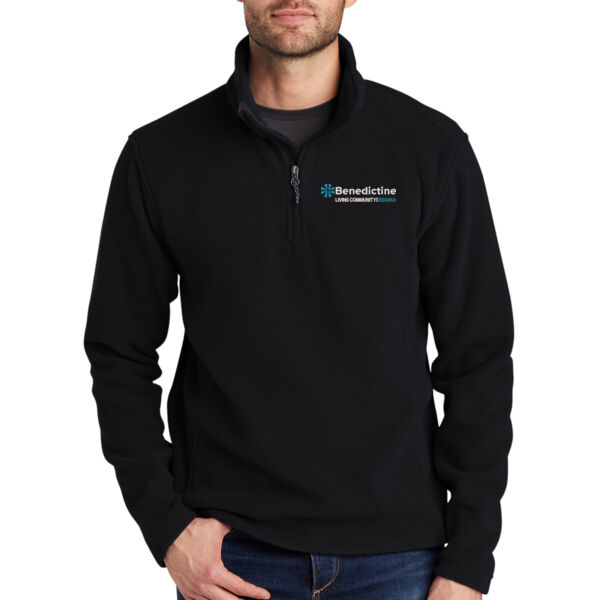 Port Authority® Value Fleece 1/4-Zip Pullover - Embroidered Logo Thumbnail