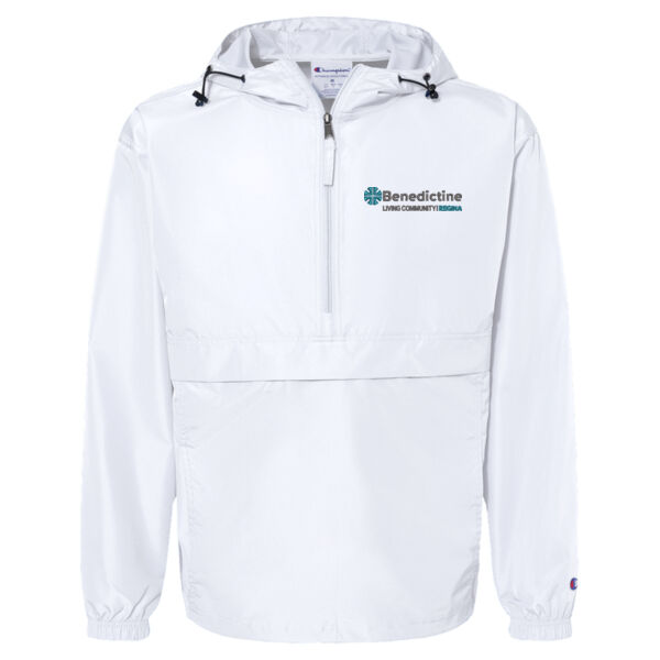 Champion - Hooded Packable Quarter-Zip Jacket - Embroidered Logo Thumbnail