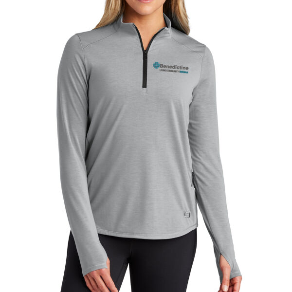 OGIO® Women's Motion 1/4-Zip - Embroidered Logo Thumbnail