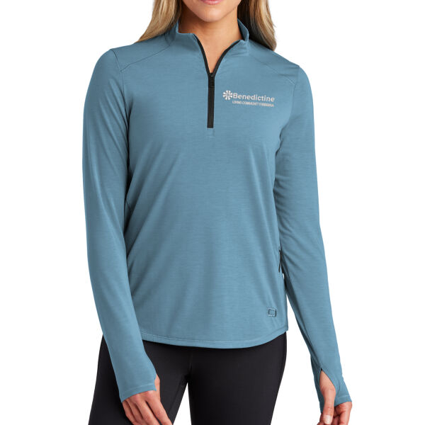 OGIO® Women's Motion 1/4-Zip - Embroidered Logo Thumbnail