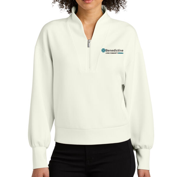 OGIO® Women’s Transcend 1/4-Zip - Embroidered Logo Thumbnail