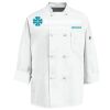 Eight Knot Button Chef Coat with Thermometer Pocket Thumbnail