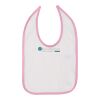Infant Contrast Trim Premium Jersey Bib Thumbnail